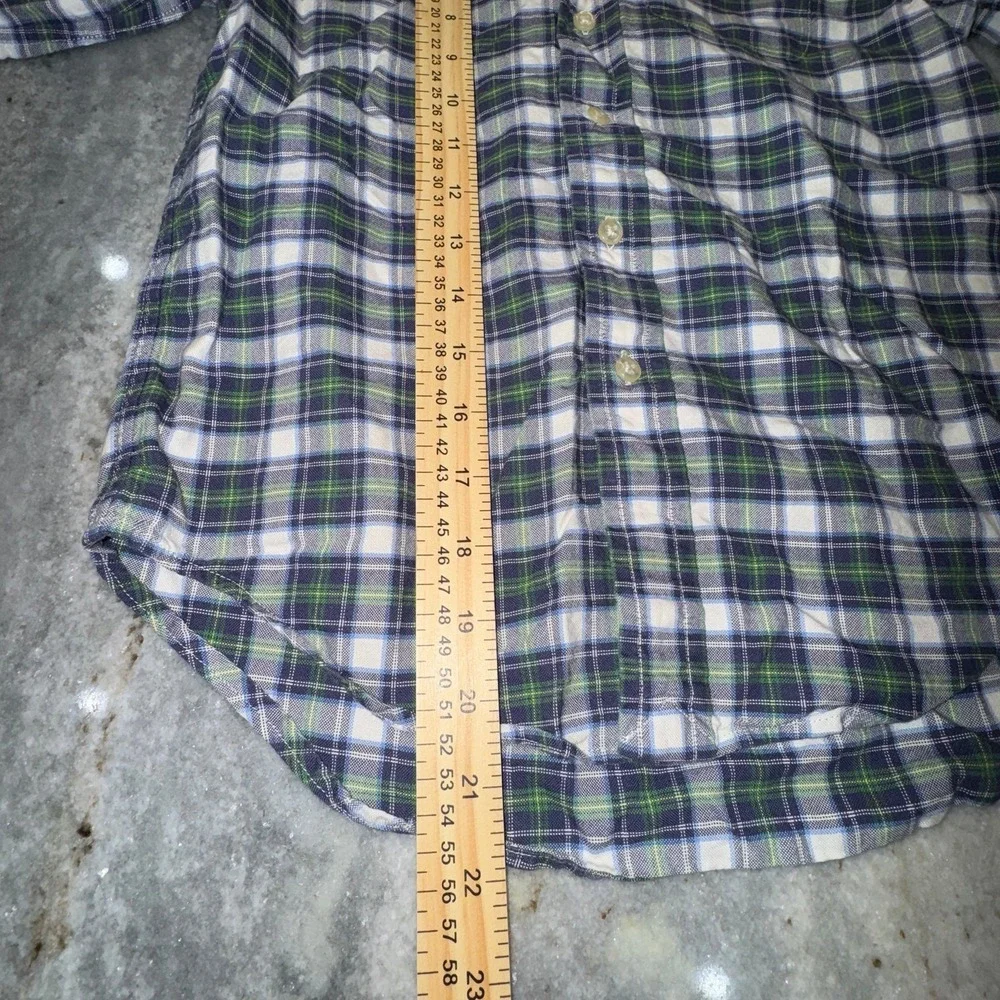 Ralph Lauren Boys Small 8 Plaid Long Sleeve‎ Button Down Casual Dress Shirt